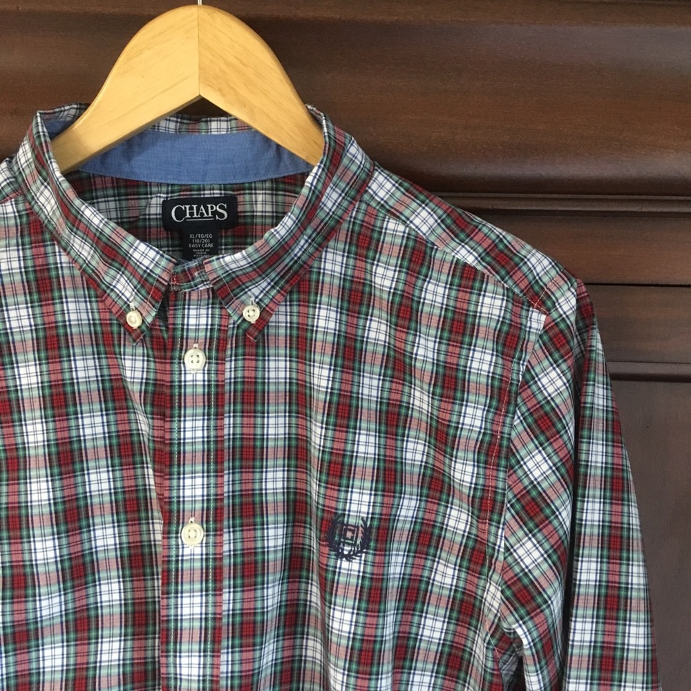 Chaps Boys Long Sleeve Easy Care Shirt